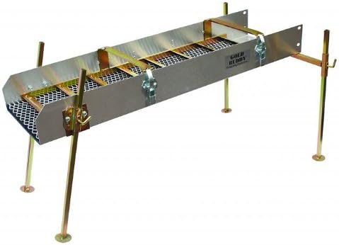 36 inch x 10 inch wide Equipment Sluice and Stand - Gold Mining Equipment