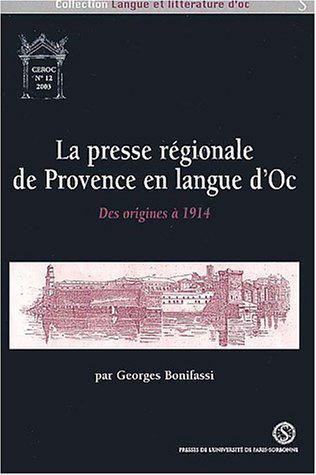 La  presse régionale de Provence en langue d'oc