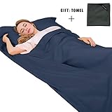 XWetter Sleeping Bag Liner and Camping Sheet，Travel Sheet，Lightweight Adult Sleep Sack，Sports Sleeping Bag Line for Traveling,Camping,Hotels,Hiking,Sleep Sack for Sleeping Bag-Silk