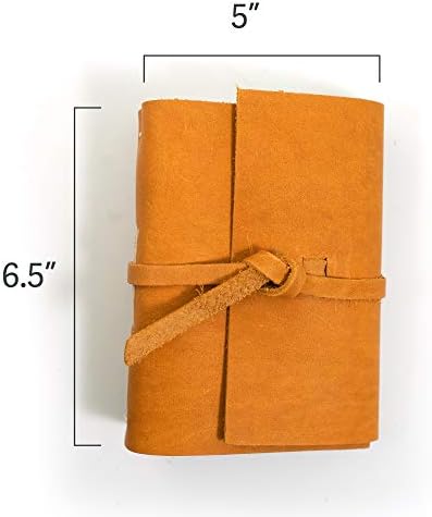 Rustico Handmade In USA Premium Handcrafted Top Grain Leather Photo Album for 4x6 Photos with Old World Style Flap Closure