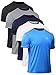 Neleus Men's Mesh Workout Shirts