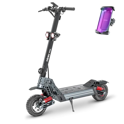 Hiboy Titan Electric Scooter, 1200W Peak Motor, 25 MPH, Up to 46 Miles, 10" All…