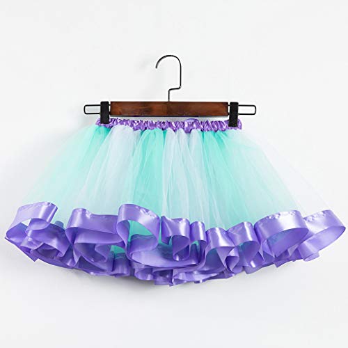 image for MIS1950s Kids Girls Tutu Party Dance Ballet Toddler Baby Costume Tulle