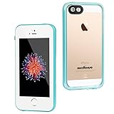Waterproof case for iPhone 5/5S/SE, Meritcase CRYSTAL Waterproof Shock-Resistant Dirtproof Snowproof Case Cover for iPhone SE/5S/5