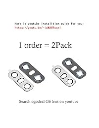 oGoDeal - Juego de 2 herramientas de reparación para lentes de cámara trasera de cristal para LG G6 H870 H871 H872 H873 LS993 VS998 US997 H870DS (platino hielo)