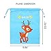 CiyvoLyeen Woodland Animal Party Favors Bags 12 Pack, Cartoon Designed Gift Candy Drawstring Bags, Goodie Bag for Kids Boys and Girls Birthday
