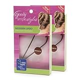 Goody Simple Styles Modern Updo Maker, Assorted Colors, Dark and Light...