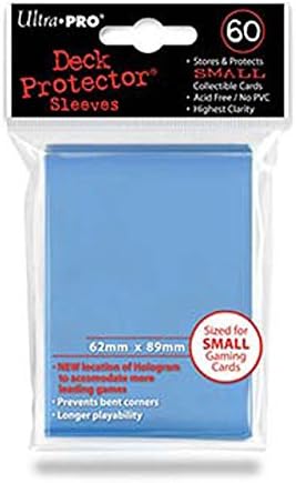Amazon ウルトラ プロ 新ホロ位置 カードスリーブ 60枚入り ライトブルー 水色 プロテクター 遊戯王サイズ Ultra Pro トレカ 通販