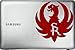 Ruger Firearms (Red 4") Vinyl Decal Sticker for Car Automobile Window Wall Laptop Notebook Etc.... Any Smooth Surface Such As Windows Bumpers