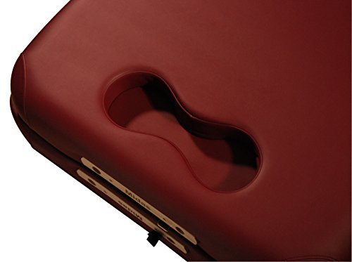 Mt Massage Midas-Girl 30'' Breast Recess Professional Portable Massage Table Package(Burgundy)