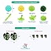 ReignDrop Dinosaur Birthday Party Supplies and Decorations for Kids, 116 Pieces, Banners, Pom Poms, Giant Dino Balloons, Hat, Tattoos, Palm Leaves, Cupcake Toppers, Backdrops, Easy To Set Up, All Inclusive Decor Pack