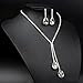 Women's Wedding Jewellery Sets Fashion Bride Earrings & Necklace