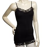 Zenana Womens Lace Trim Tank Top