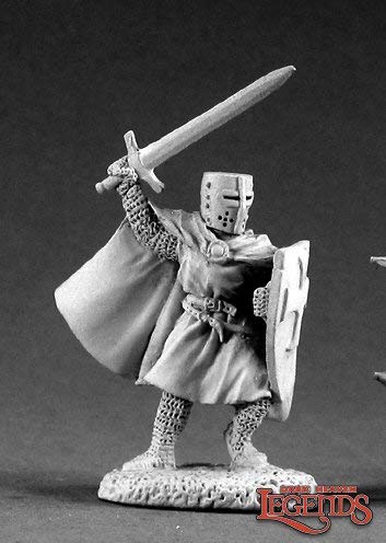 Reaper Miniatures Knight Templar #02119 Dark Heaven Legends Unpainted Metal