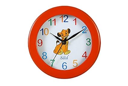 Safal Mix Coloured Children Wooden Wall Clock