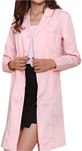 EKU FASHION EKU Womens Classic Hospital Physician Chemistry Jackets Lab Coats