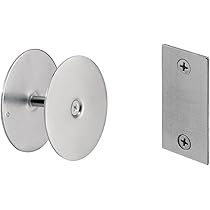 その他 EDGE CF Plate Hex center hole Door Edge Hole Filler Plate, Door Strike Plate Filler w