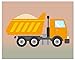 BigWig Prints Construction Trucks Kids Room Wall Decor - Set Six 8x10 Photos