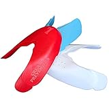 Crease Preventers by Shoe-Vital | 3 PACK Plastic sneaker shields for anti shoe toe box creasing - Shoe Trees - Sizes 6-12 | Red, White, Blue