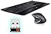 Logitech Wireless Performance Combo MX800, Backlit Keyboard, Wireless USB Mouse for PC