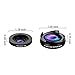 Camera Lens Kit, MOCALACA 0.45X Super Wide Angle Lens + 15X Macro Lens, Clip on 2 in 1 Cell Phone Lens for iPhone 8, 7, 6s, 6, 5s & Samsung & Smartphones