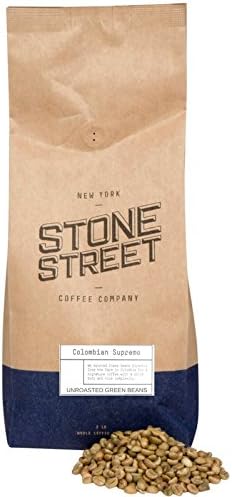 COLOMBIAN SUPREMO Unroasted Green Raw Coffee Beans, 2 LB Bag, 100% Arabica Top Grade Extra Large