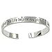 YOYONY Sterling Silver You were Given This Life You are Strong Enough to Live Inspirational Bracelets