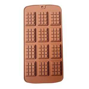 Truvic Mini Chocolate Mold Silicone Mold Fondant Molds DIY 3D Candy Bar Mould Cake Decoration Tools Kitchen Baking…