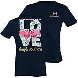 Simply Southern Let All You Do Be Done in Love Short Sleeve T-shirt