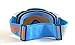 CRG Motocross ATV Dirt Bike Off Road Racing Goggles Adult T815-105 Series (Blue and White)