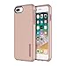 iPhone 8 Plus Case, iPhone 7 Plus Case, Incipio Premium DualPro Shockproof Hard Shell Hybrid Rugged Dual Layer Protective Outer Shell Shock and Impact Absorption Cover (5.5 Inch)- Iridescent Rose Gold