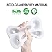 VOGEK Sphere Ball Maker Tray Clear Round Silicone Lid for Chilling Burbon Whiskey, Cocktails, Vodka, Leak Free Ice Molds, 2 Inch 6