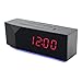 WITTI BEDDI Charge | Alarm Clock with Night Light and 3 USB Port Station, Black
