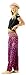 Tori Wear Women's Smocked Waist Baggy Bohemian Harem Pants
