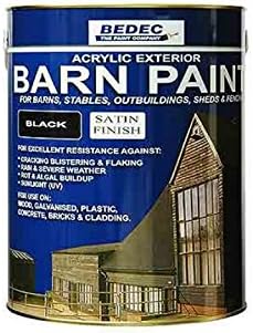Bedec Barn Paint Black Matt 5 Litres Amazon Co Uk Diy