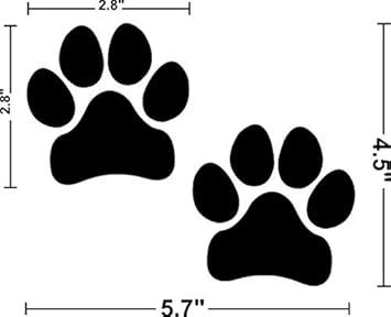 Huellas De Patas Negro Huellas De Animales Fba Prime Paws