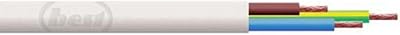 Merriway 2183Y 3-Core Round Flex Cable White 0.5mm 5m