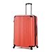 Rockland London Hardside Spinner Wheel Luggage, Red, 28-24-20-Inch