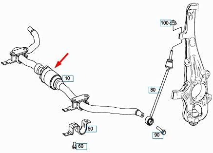 GTV INVESTMENT MB GLE W166 Front Anti Roll Bar A1663231465 New Genuine