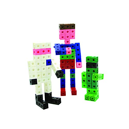 ETA hand2mind Linking Pop Cubes, Educational Counting Math Toy (Set of 500) - Thumbnail 3
