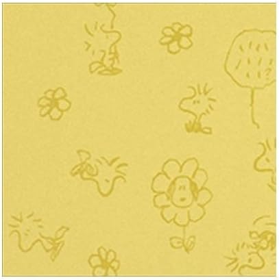 Amazon サンゲツ 壁紙32m リゾート キャラクター イエロー スヌーピー Re 2753 壁紙