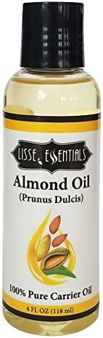 Lisse Essentials Sweet Almond Carrier Oil. A Base Oil for Aromatherapy, Essential Oil or Massage