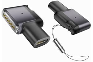 Korllo 100W PD Type‑C to Magnetic 3 Charging Adapter, Magnetic Fast Charging Converter Compatible with MacBook Air/Pro M1 M2 