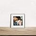 Tiny Mighty Frames - Gold Metal Square Photo Frame, 11x11 (8x8 Matted) (3, Gold)