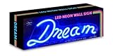 Isaac Jacobs 17" by 6" inch LED Neon Blue