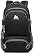 Extra Large School Backpack Bookbag for College Travel Hiking Fit Laptop Up to 17 Inch (Black)