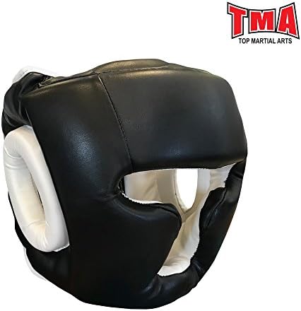 TMA Training Head Guard Helmet Boxing MMA Martial Arts Kick Gear Face Protector