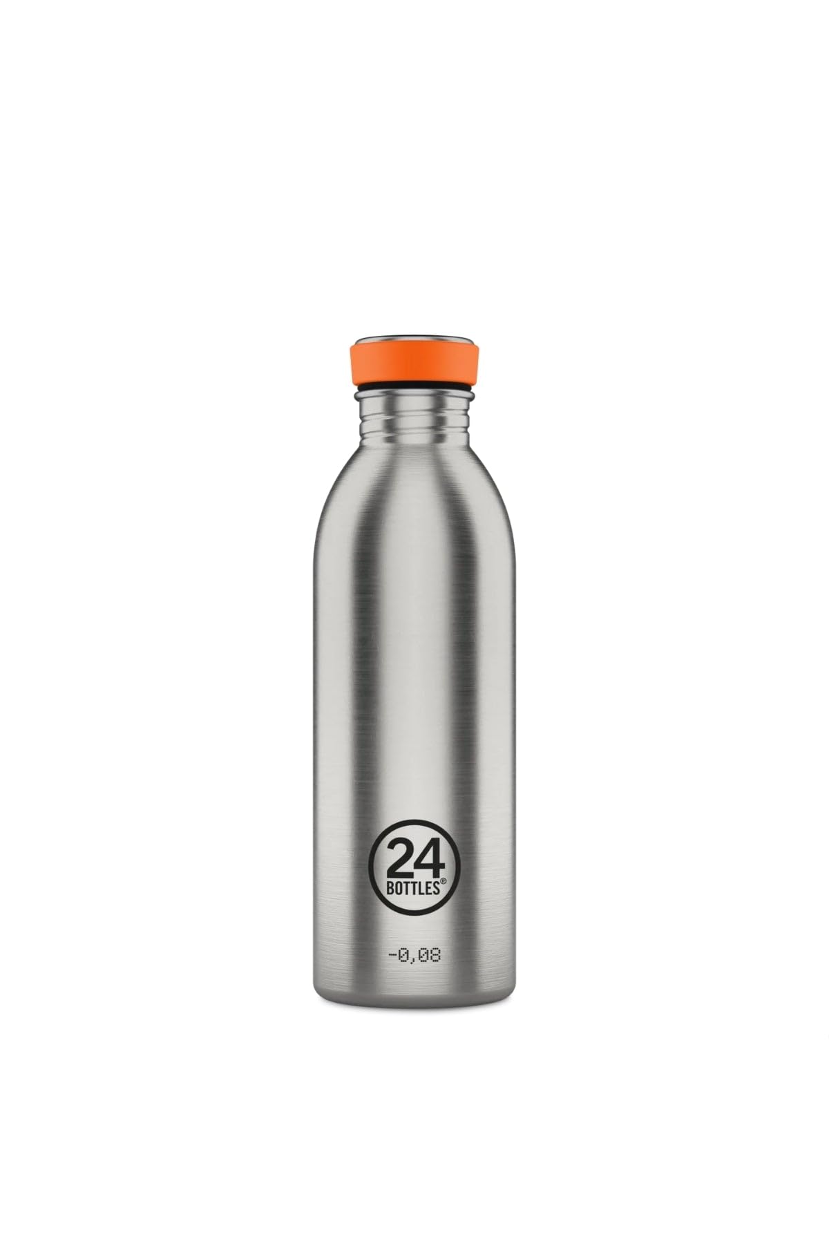 24bottles Urban Adults’ Unisex Bottle, unisex_adult, Steel Life 055, steel, 500 ml