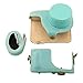 TARION PU Leather Camera Case Bag Cover for Samsung NX Mini Digital Camera 9-27mm Lens with Strap Blue