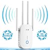 JYH 1200Mbps WiFi Extender, 2.4 & 5GHz Dual Band WiFi Booster with Ethernet Port 4 Antennas WiFi Range Extender 360…